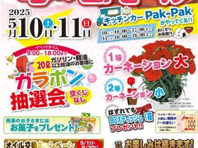 平田SS　母の日イベント開催案内📣